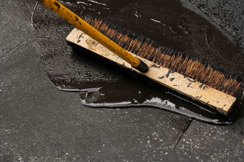 Sealing Application on Driveway