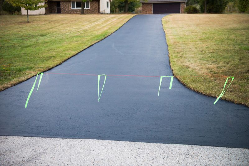 Freshly Sealed Driveway